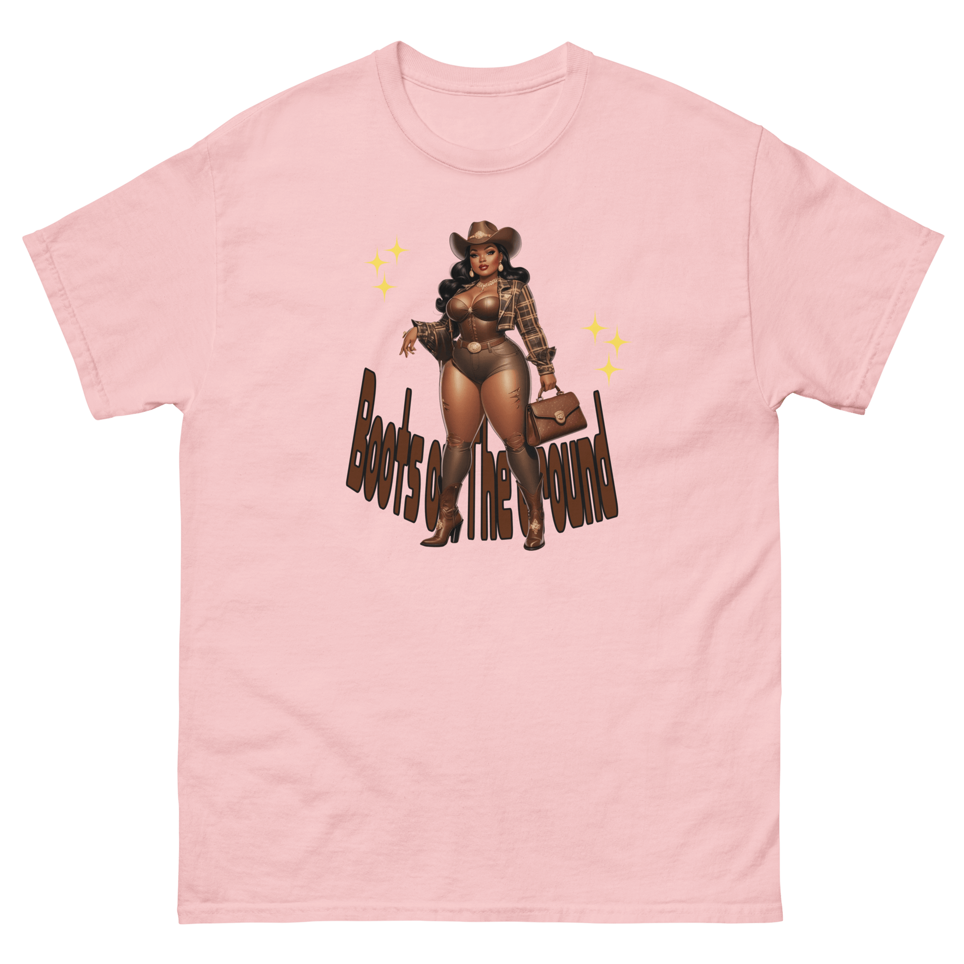Boots on the Ground Curvy Cowgirl #3 Tee – Western Graphic Shirt Women Tees Style Junction – Custom Digital Designs & Apparel