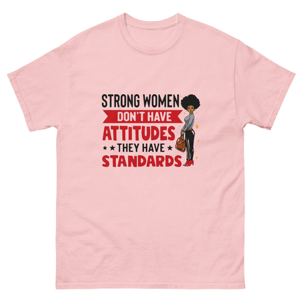 Strong Women Quote Tee – Bold Empowerment Graphic T-Shirt Women Tees Style Junction – Custom Digital Designs & Apparel Light Pink S