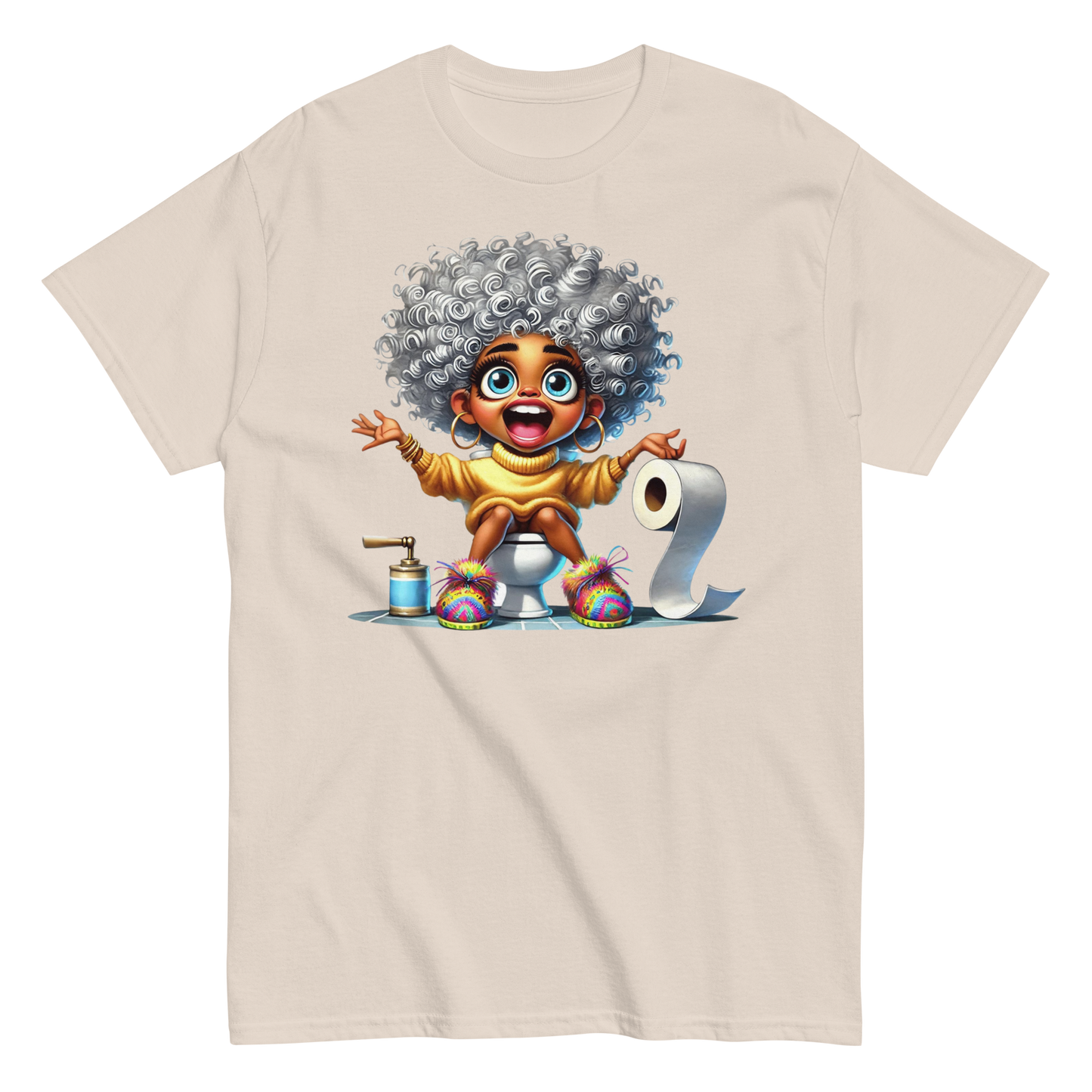 Toilet Time Joy Women's Classic Tee Physical T-Shirt Style-Junction Custom Designs & Prints