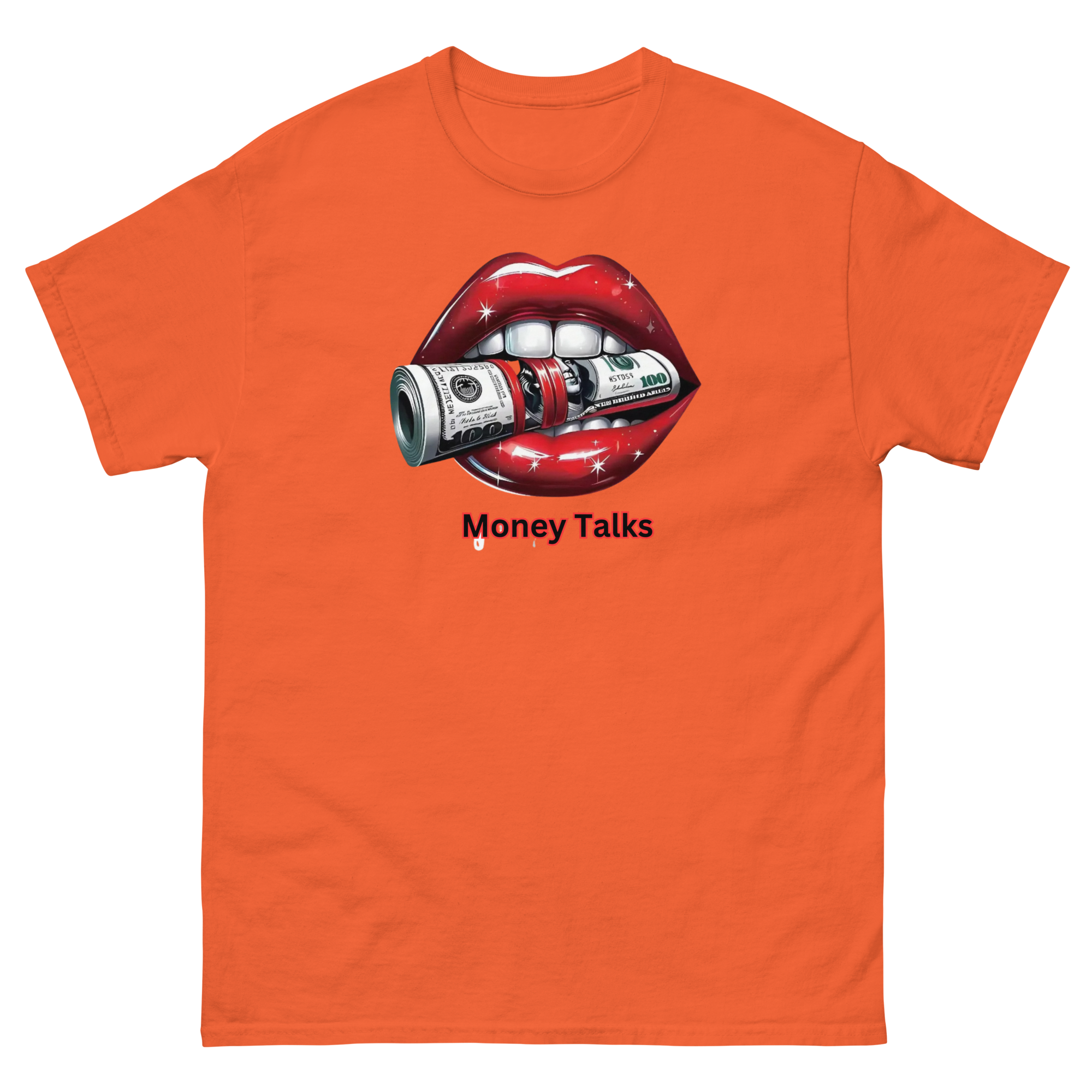 Money Talks Custom Designed Unisex Classic T-shirt Physical T-Shirt Style-Junction