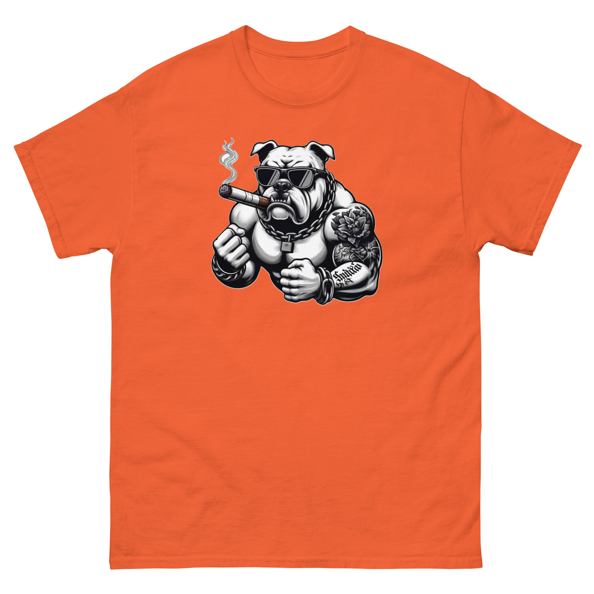 Big Boy Bulldog Design | Men’s Custom Classic T-Shirt Physical T-Shirt Style-Junction