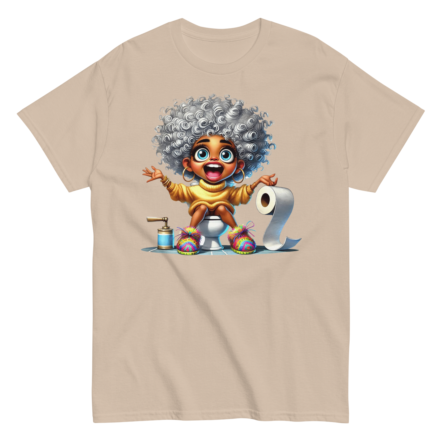 Toilet Time Joy Women's Classic Tee Physical T-Shirt Style-Junction Custom Designs & Prints