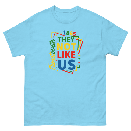 Juneteenth 1865 Tee – They Not Like Us Bold Freedom Design Women Tees Style Junction – Custom Digital Designs & Apparel Sky S