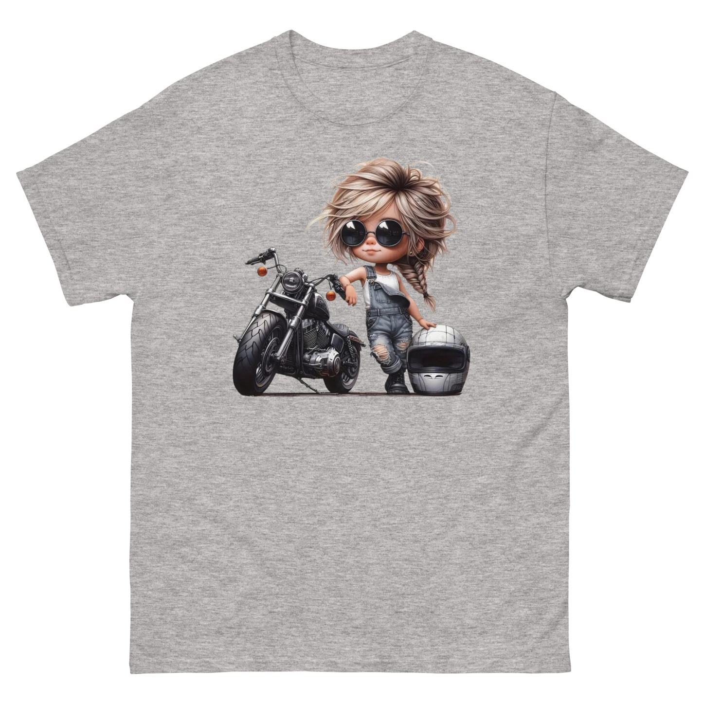 Rough Rider Girl Women's Classic Tee Physical T-Shirt Style-Junction Custom Designs & Prints Sport Grey S