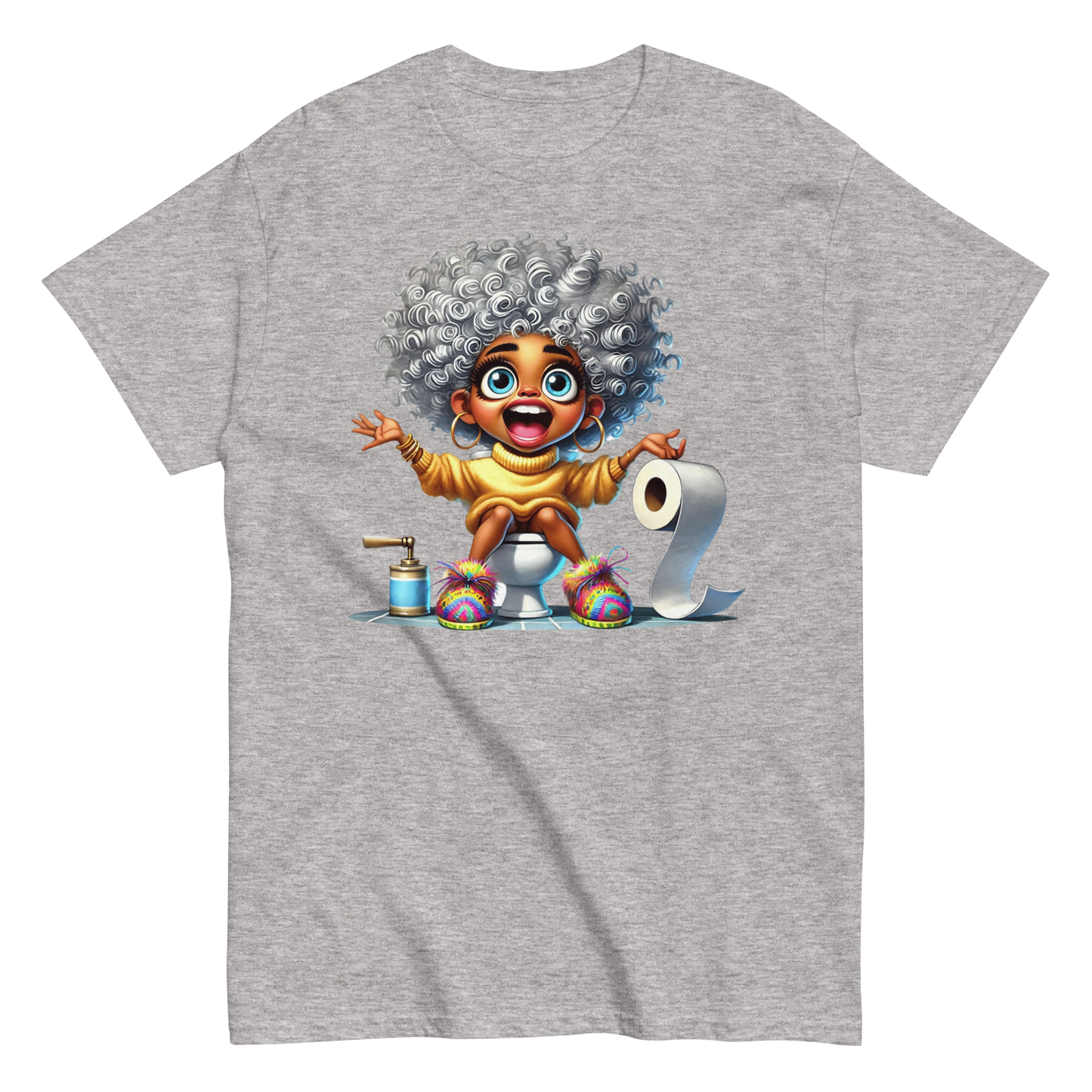 Toilet Time Joy Women's Classic Tee Physical T-Shirt Style-Junction Custom Designs & Prints