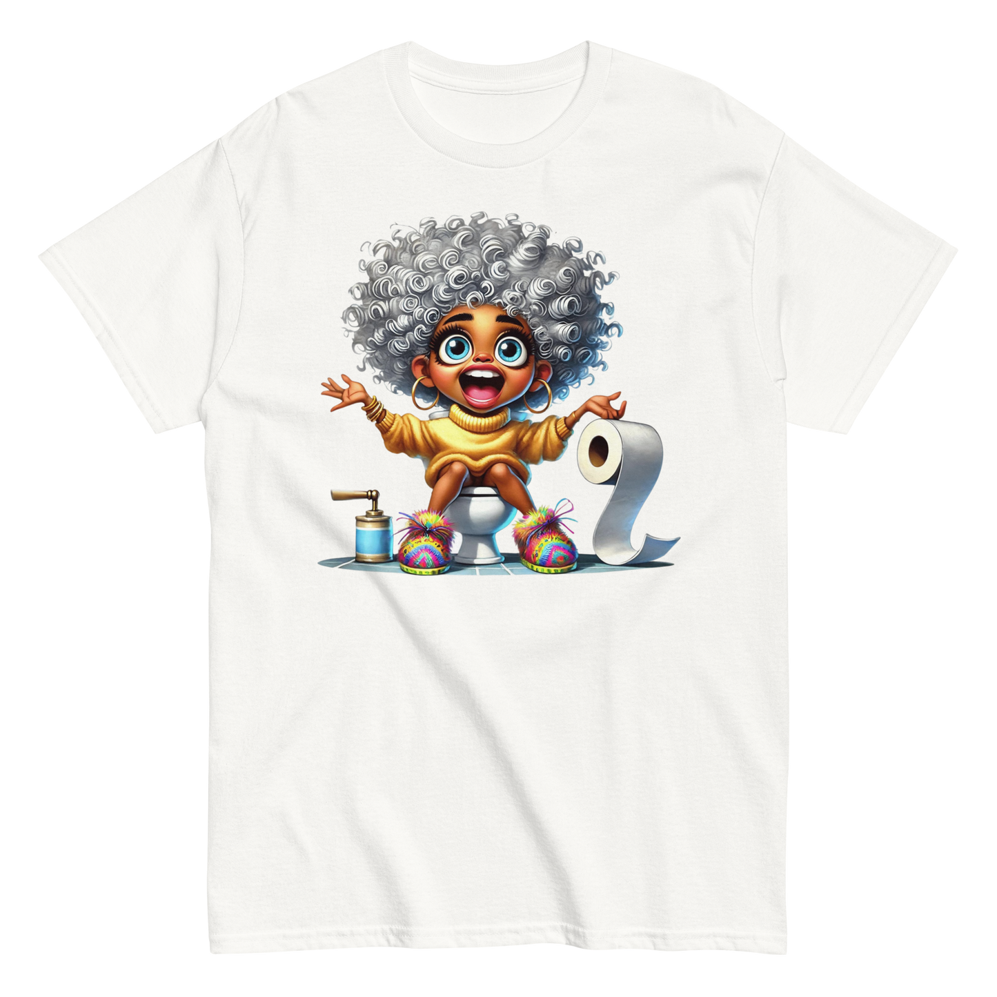 Toilet Time Joy Women's Classic Tee Physical T-Shirt Style-Junction Custom Designs & Prints