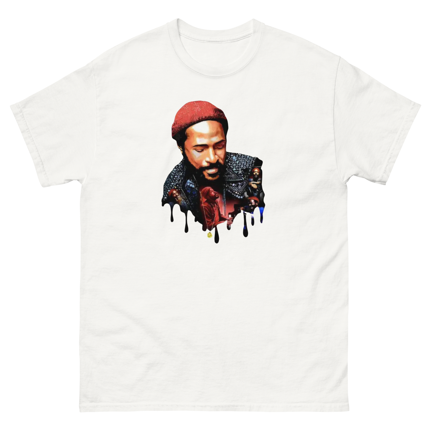 Soulful Retro Music Legend Unisex T-Shirt | Dripping Art Style Women Tees Style Junction – Custom Digital Designs & Apparel