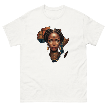 Afrocentric Queen Tee – Tribal Pattern Art, Bold Heritage Vibe #1 Women Tees Style Junction – Custom Digital Designs & Apparel