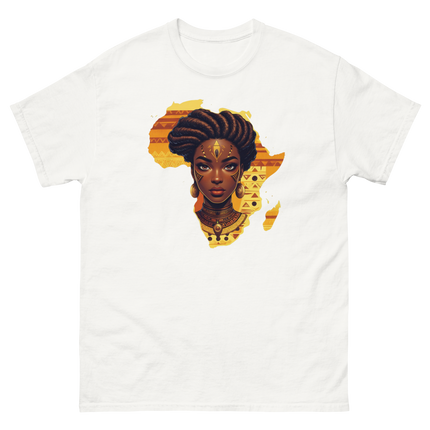 Afrocentric Queen Tee – Tribal Pattern Art, Bold Heritage Vibe #5 Women Tees Style Junction – Custom Digital Designs & Apparel