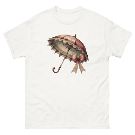 Victorian Lace Parasol Bow Tee Women Tees Style Junction – Custom Digital Designs & Apparel