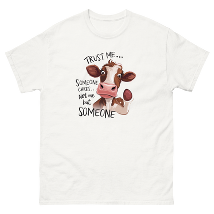 Sarcastic Cow Tee – Not Me But Someone Funny Graphic Shirt Women Tees Style Junction – Custom Digital Designs & Apparel White S