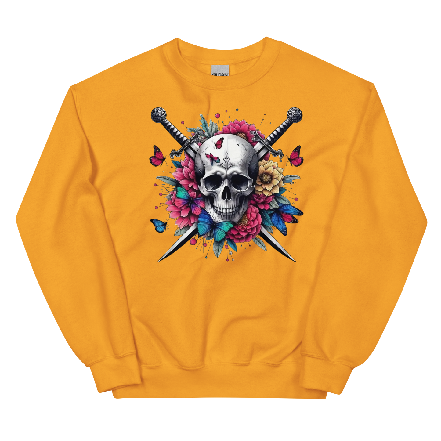 Skull & Swords Men's Sweatshirt Physical Sweatshirt Style-Junction Custom Designs & Prints