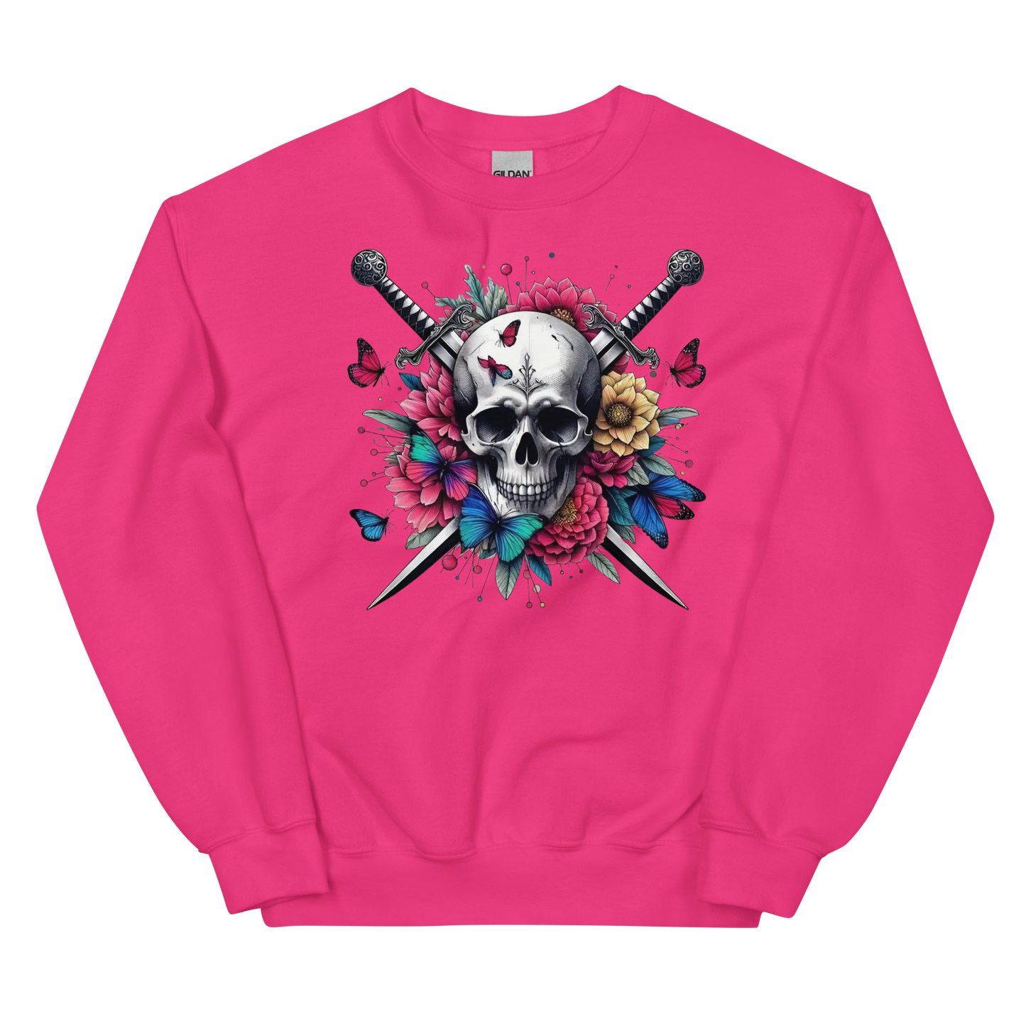 Skull & Swords Men's Sweatshirt Physical Sweatshirt Style-Junction Custom Designs & Prints