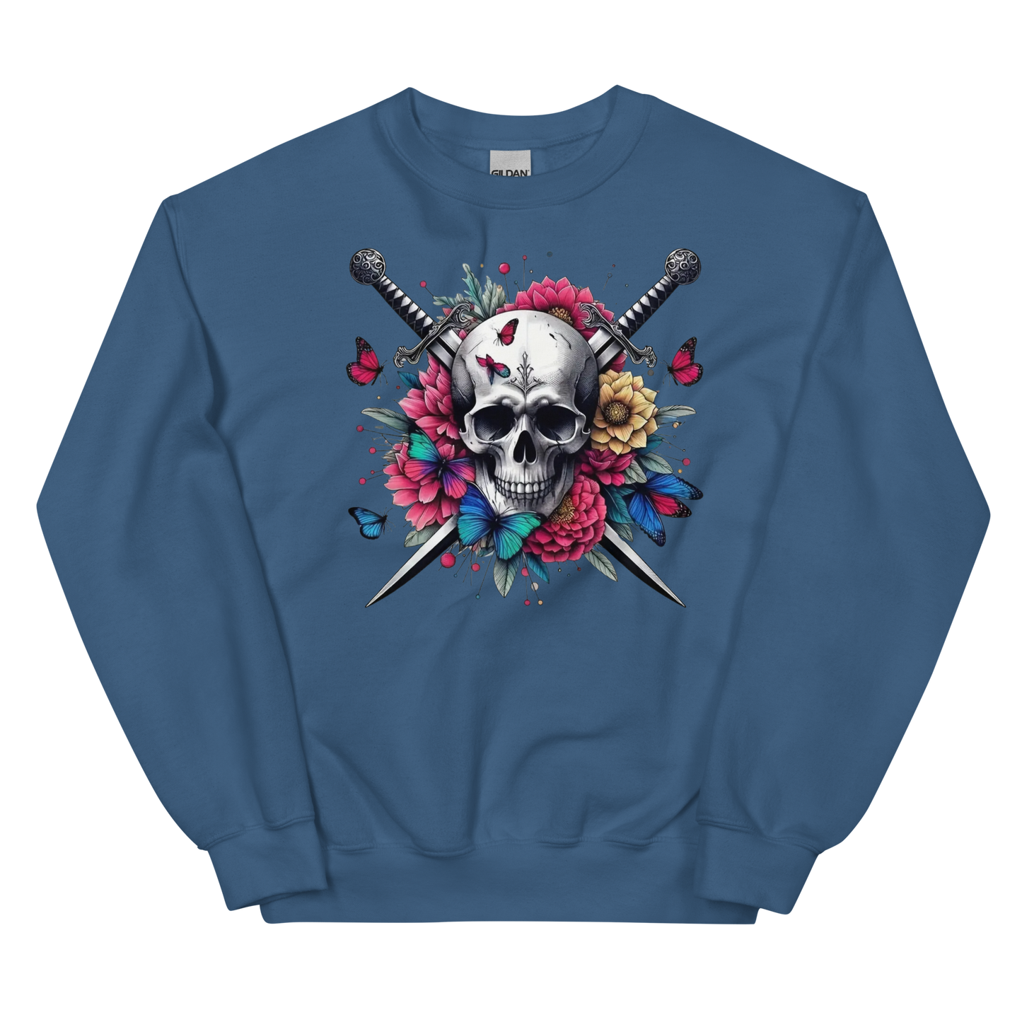 Skull & Swords Men's Sweatshirt Physical Sweatshirt Style-Junction Custom Designs & Prints