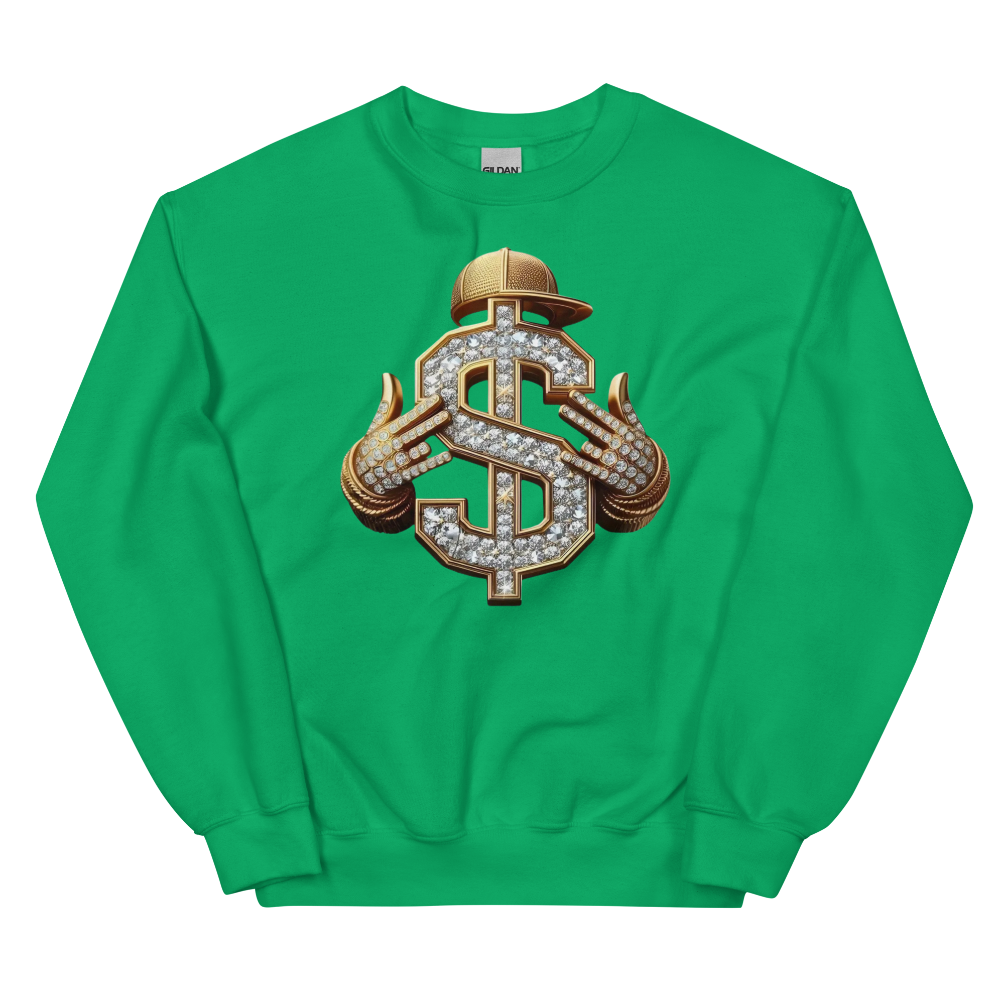 Diamond Dollar Swag Custom Design Unisex Sweatshirt Physical Sweatshirt Style-Junction