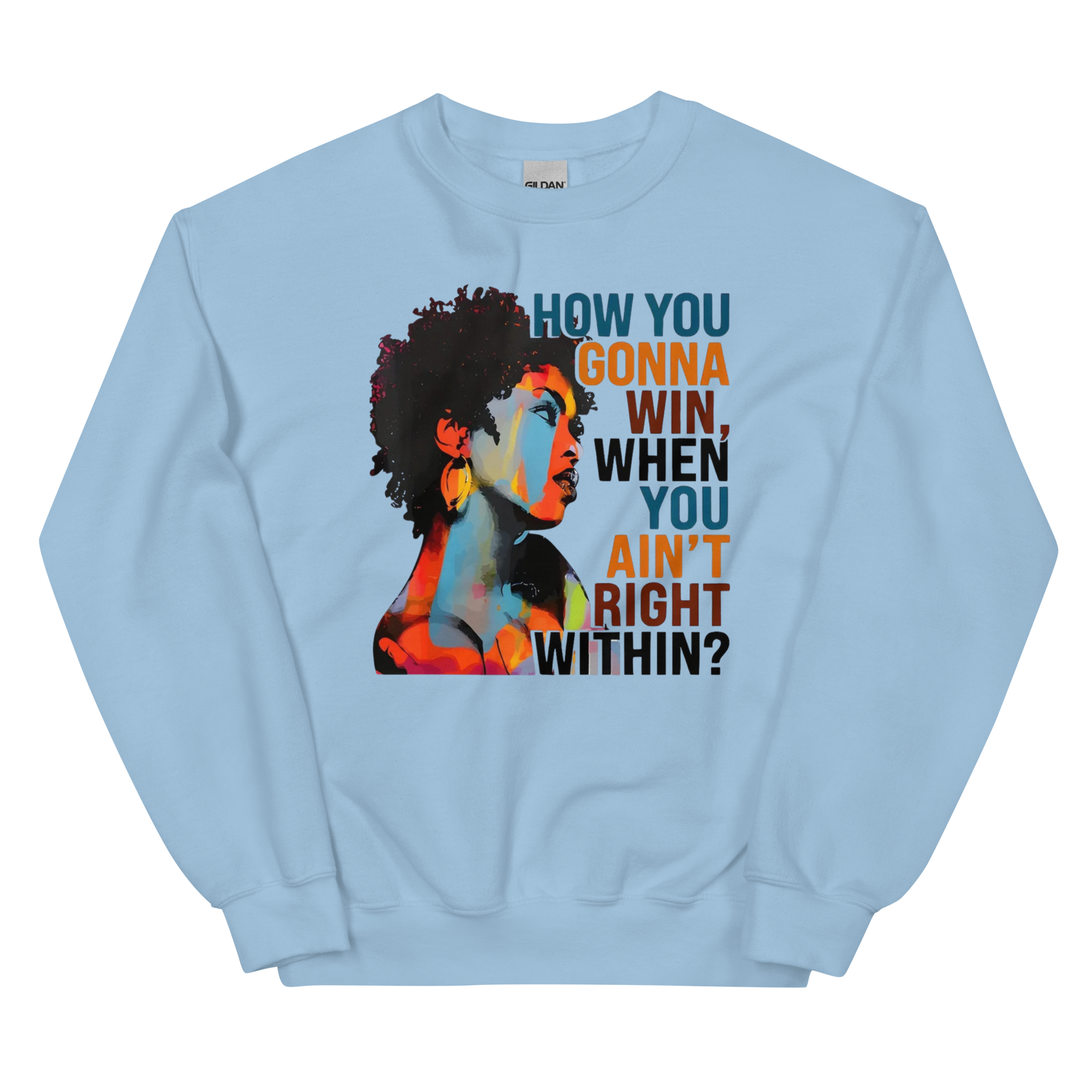 How You Gonna Win Custom Design Womens Sweatshirt Physical Sweatshirt Style-Junction