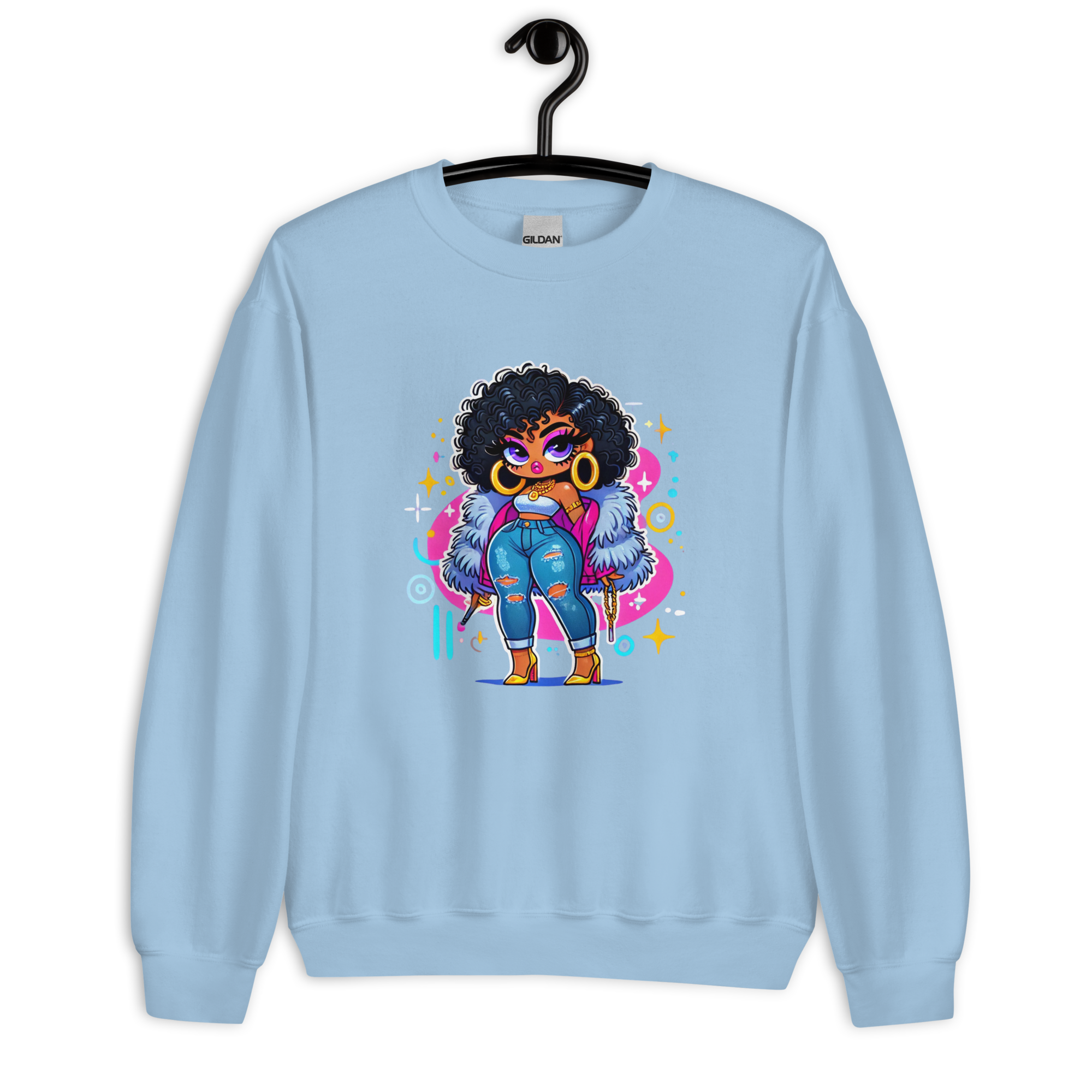 Fierce Diva Luxe Women's Sweatshirt Physical Sweatshirt Style-Junction Custom Designs & Prints