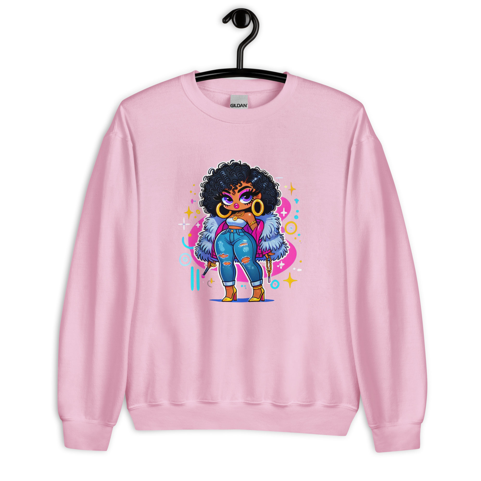 Fierce Diva Luxe Women's Sweatshirt Physical Sweatshirt Style-Junction Custom Designs & Prints