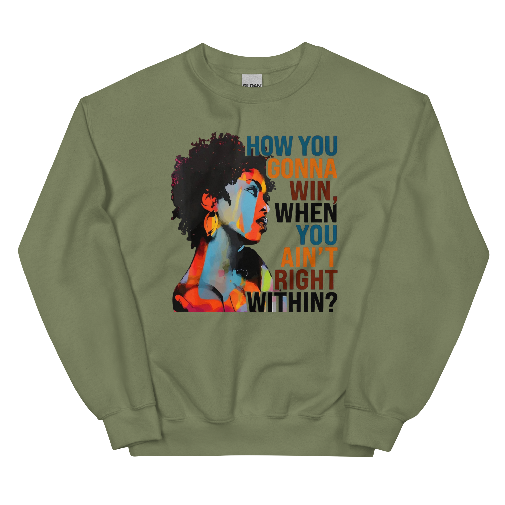 How You Gonna Win Custom Design Womens Sweatshirt Physical Sweatshirt Style-Junction