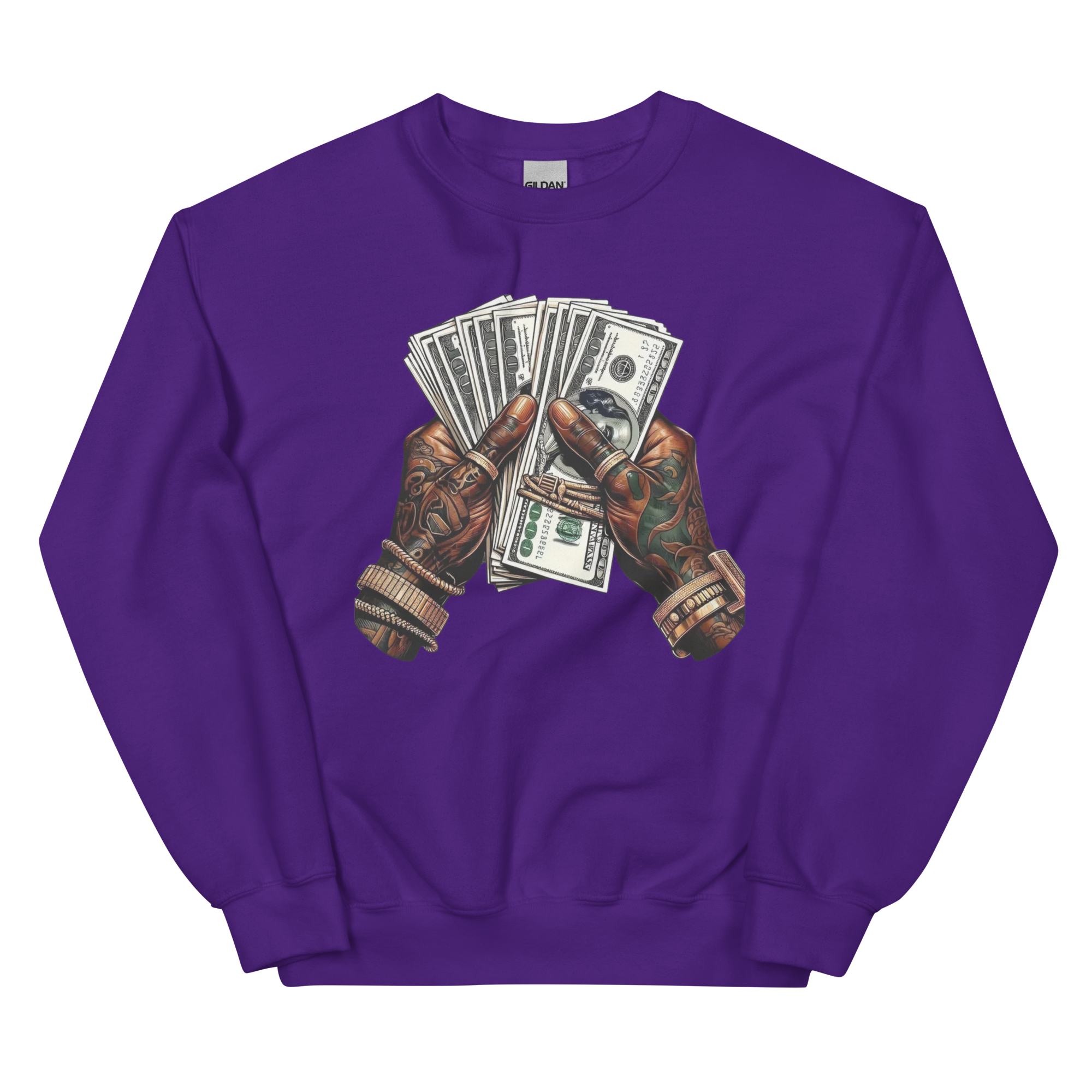 Always Counting Paper Custom Design Unisex Sweatshirt Physical Sweatshirt Style-Junction Purple S 