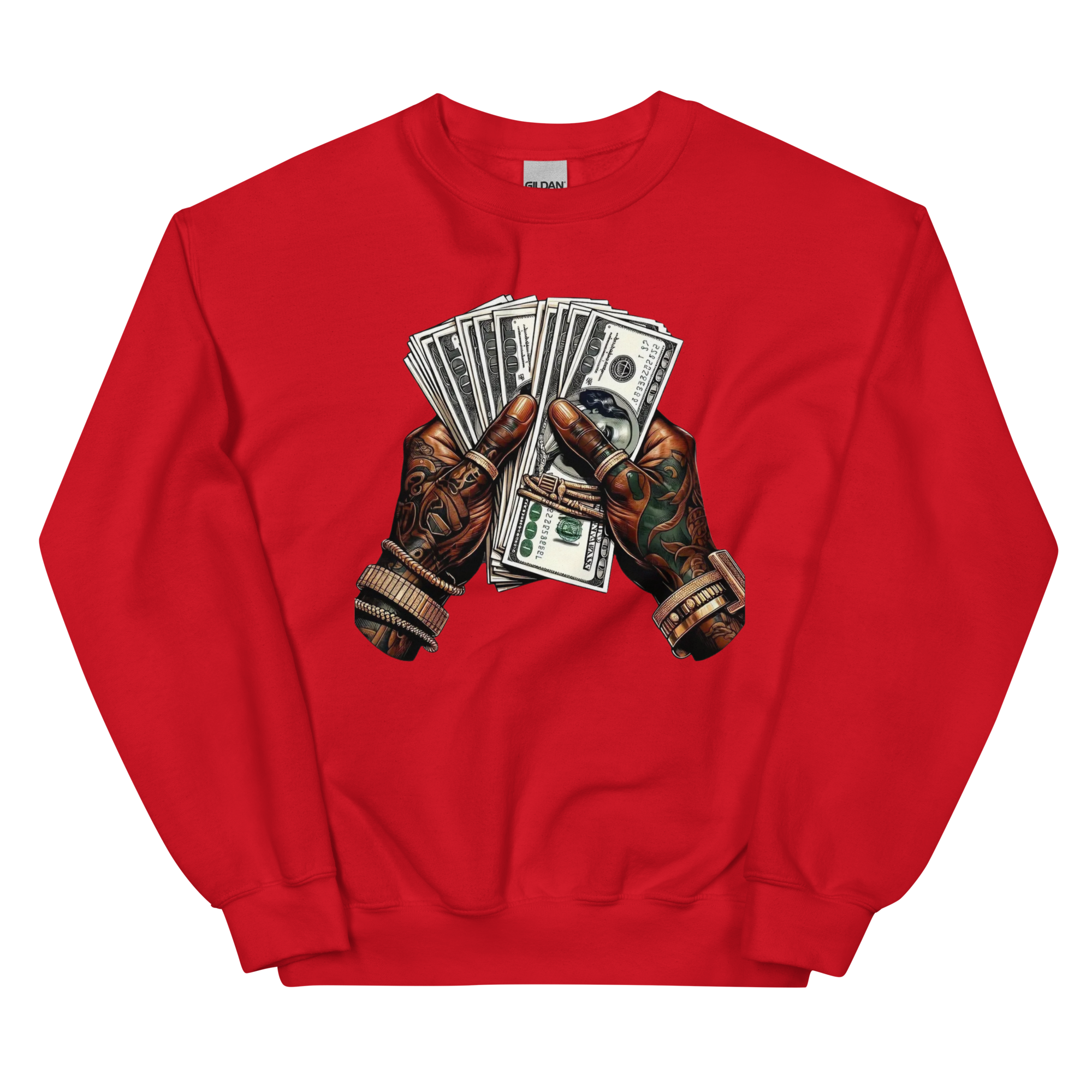 Always Counting Paper Custom Design Unisex Sweatshirt Physical Sweatshirt Style-Junction Red S 