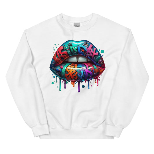 Vibrant Graffiti Sweatshirt - Unisex, Classic & Comfortable Physical Sweatshirt Style-Junction