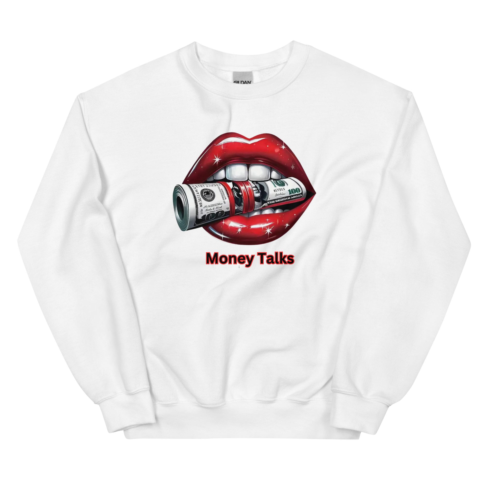 Money Talks Custom Design Unisex Sweatshirt Physical Sweatshirt Style-Junction