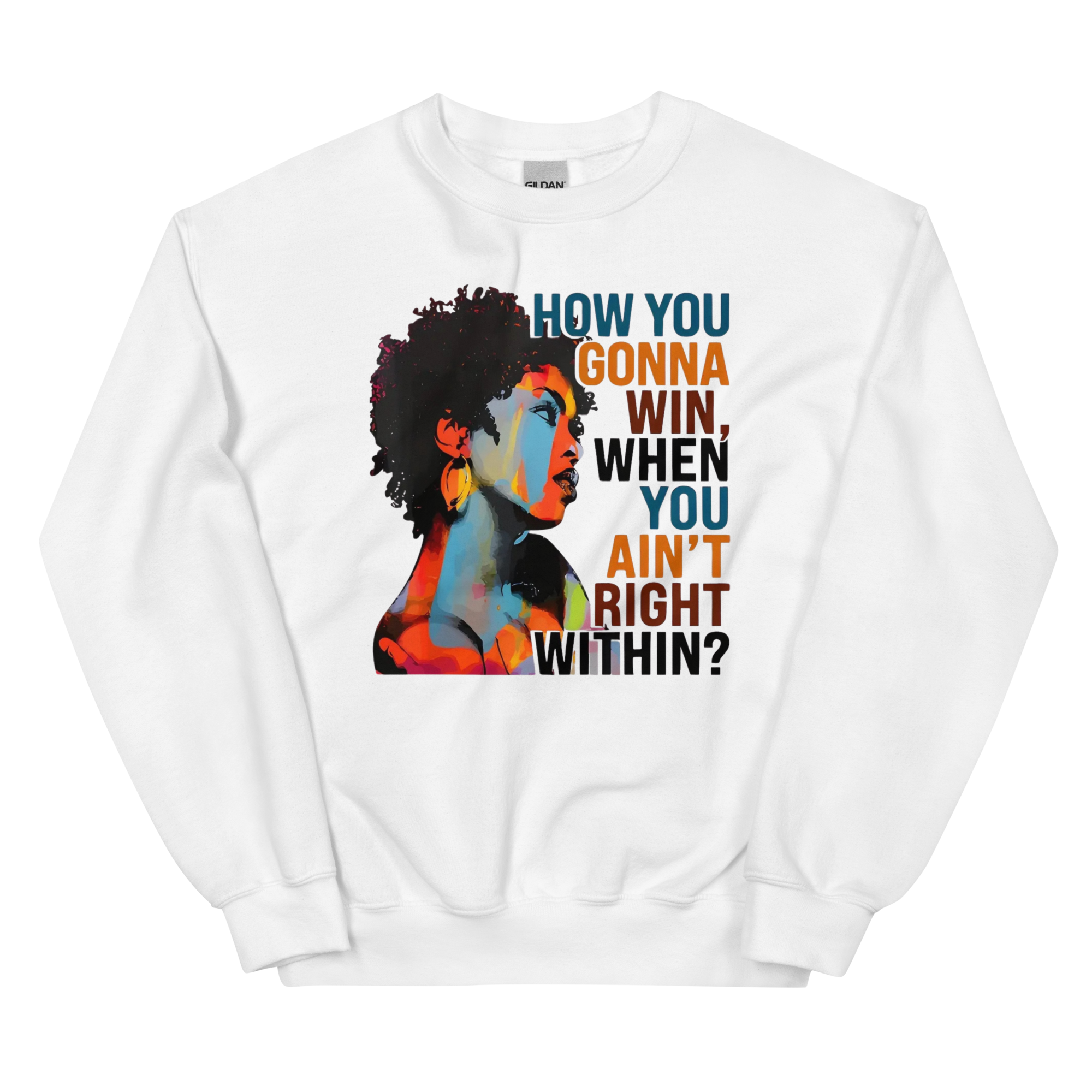 How You Gonna Win Custom Design Womens Sweatshirt Physical Sweatshirt Style-Junction