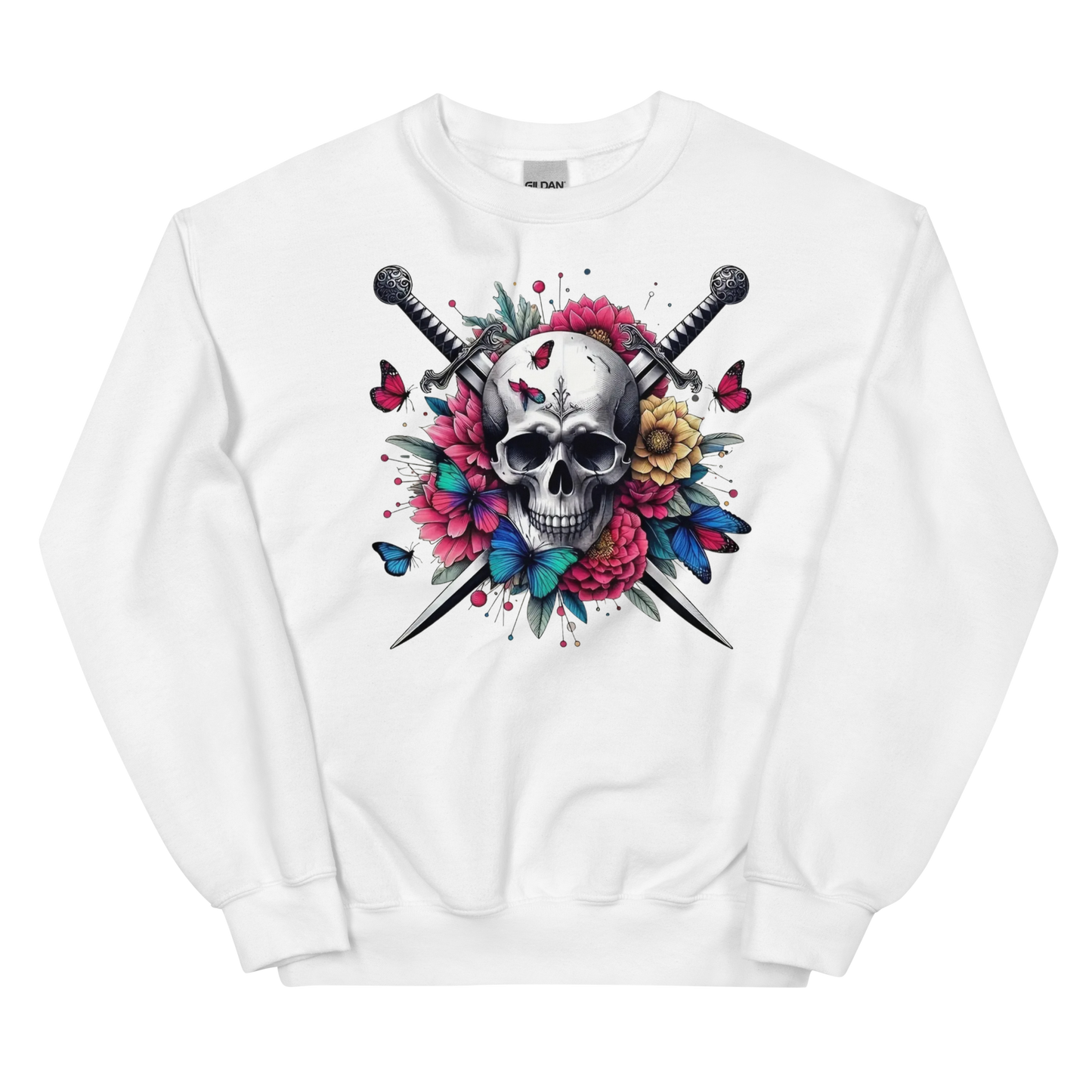 Skull & Swords Men's Sweatshirt Physical Sweatshirt Style-Junction Custom Designs & Prints