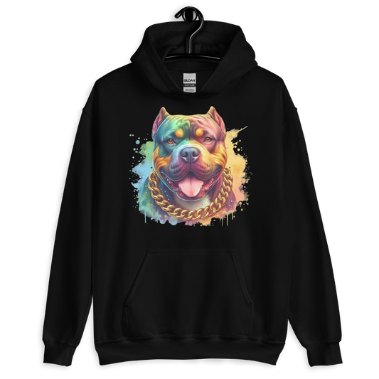 Colorful Bully Unisex Hoodie Physical Hoodie Style-Junction Custom Designs & Prints Black S