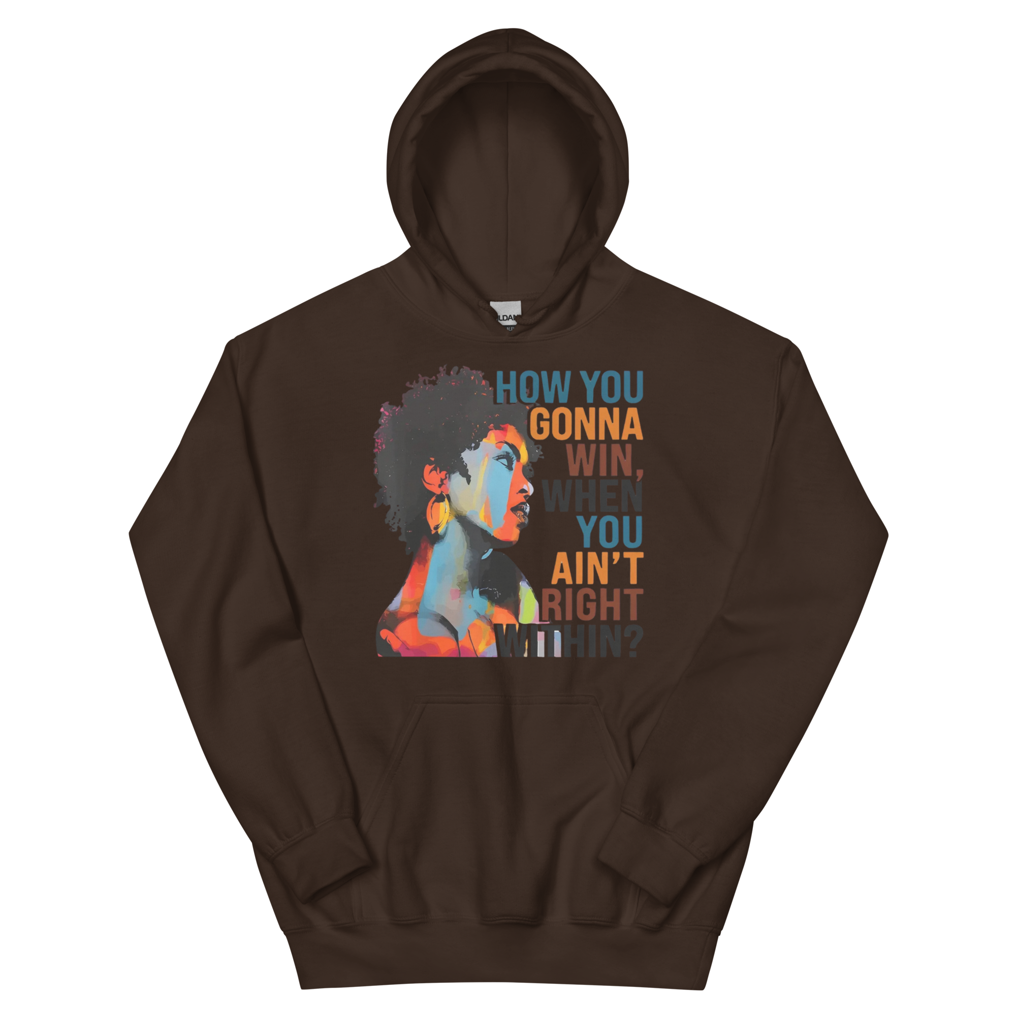 How You Gonna Win Custom Design Womens Hoodie Physical Hoodie Style-Junction Dark Chocolate S 