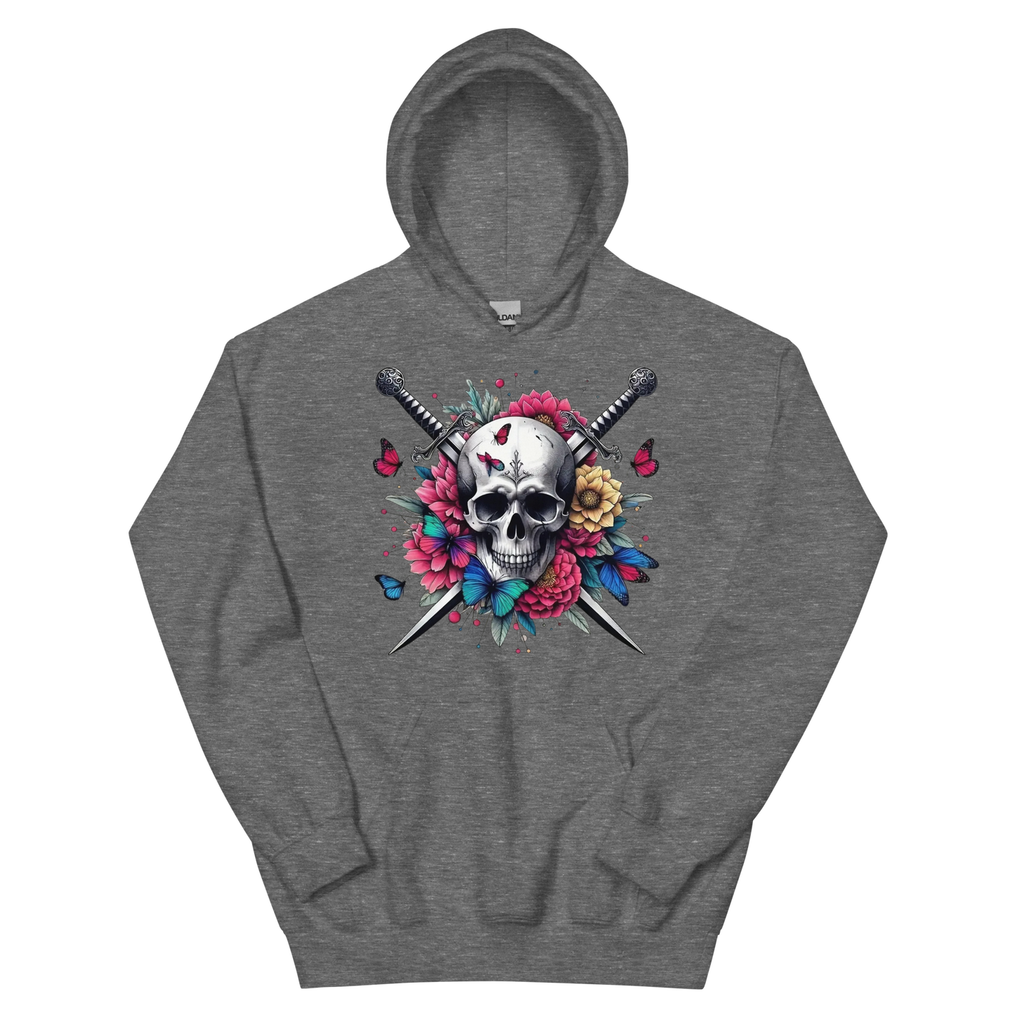 Skull & Swords Men's Hoodie Physical Hoodie Style-Junction Custom Designs & Prints