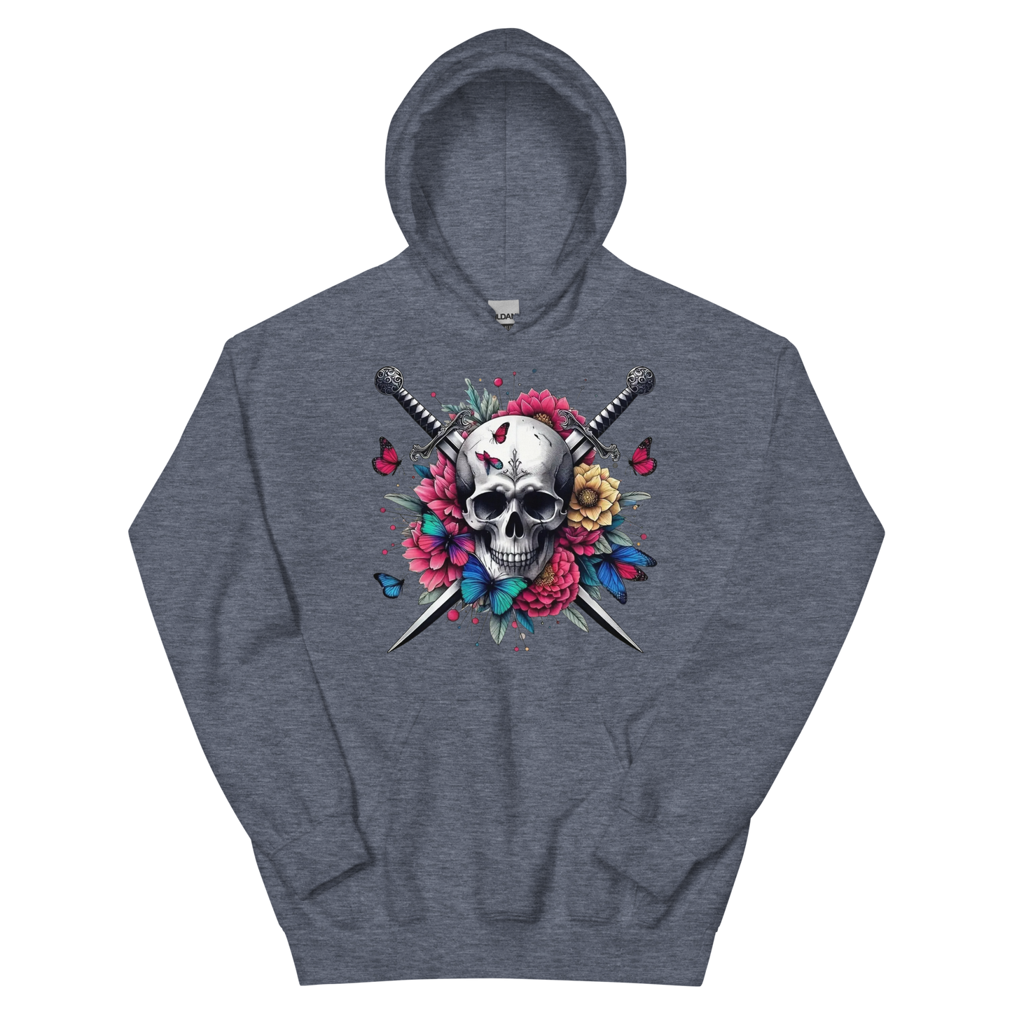 Skull & Swords Men's Hoodie Physical Hoodie Style-Junction Custom Designs & Prints