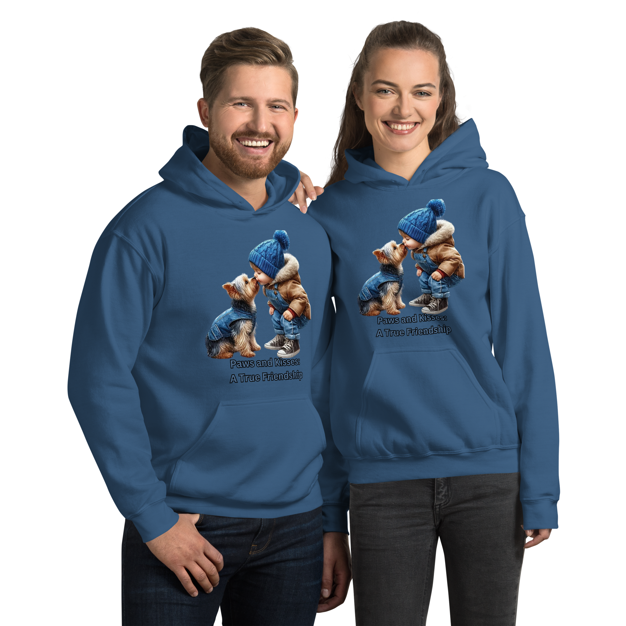 Paws and Kisses Unisex Custom Hoodie Physical Hoodie Style-Junction