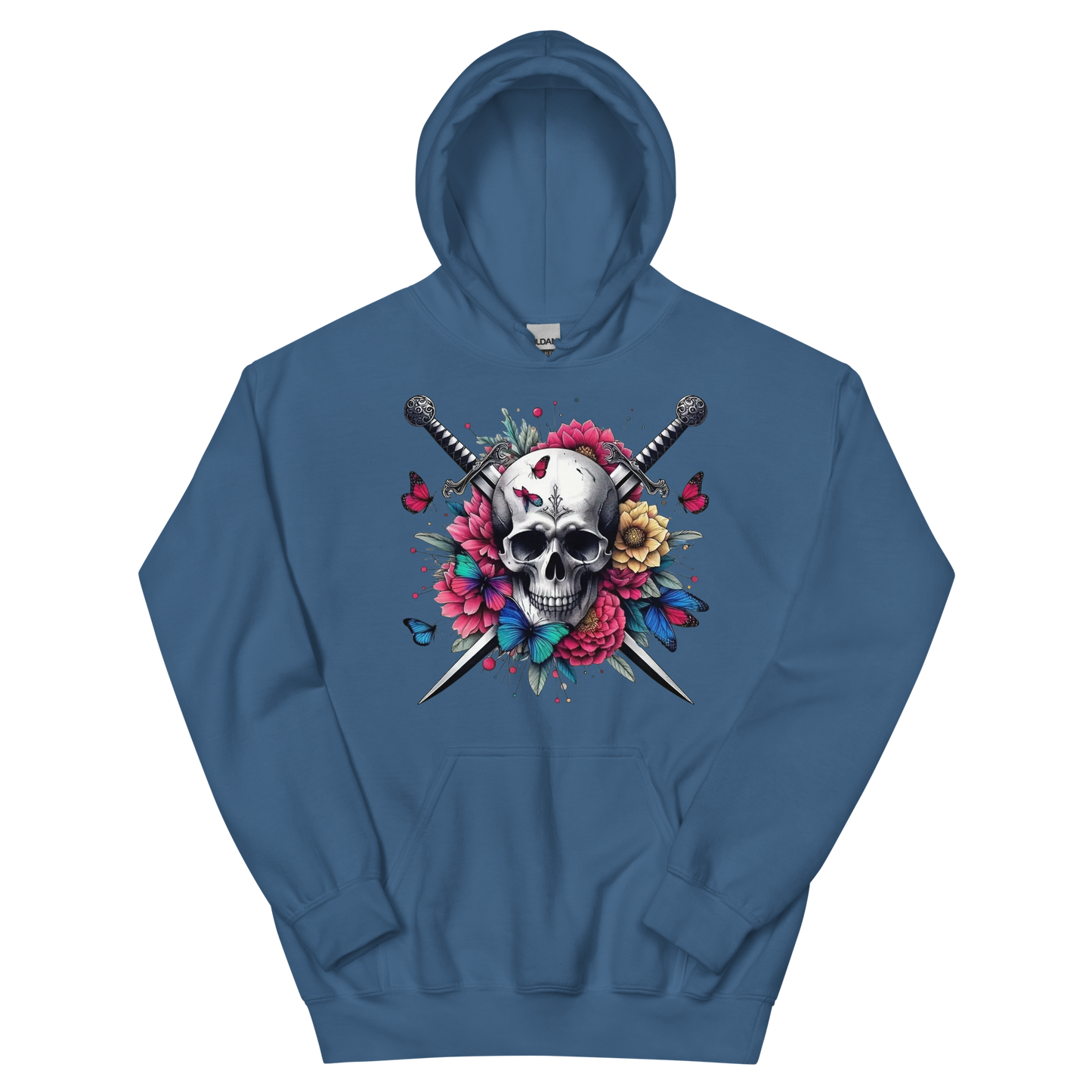 Skull & Swords Men's Hoodie Physical Hoodie Style-Junction Custom Designs & Prints