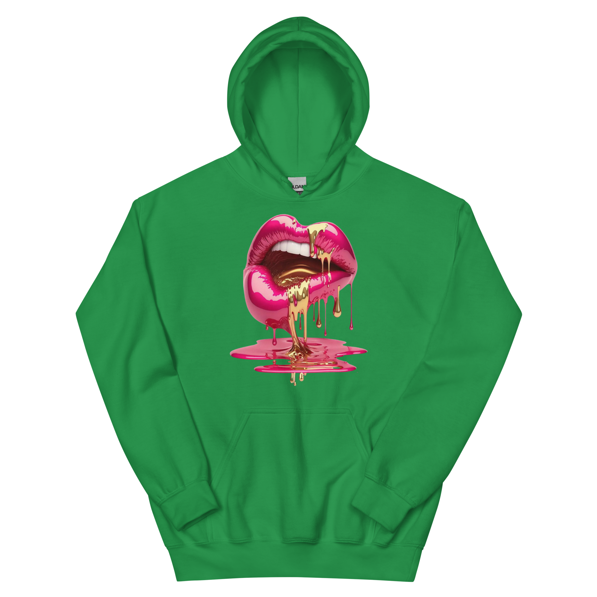 Dripping Lips Custom Design Unisex Hoodie Physical Hoodie Style-Junction