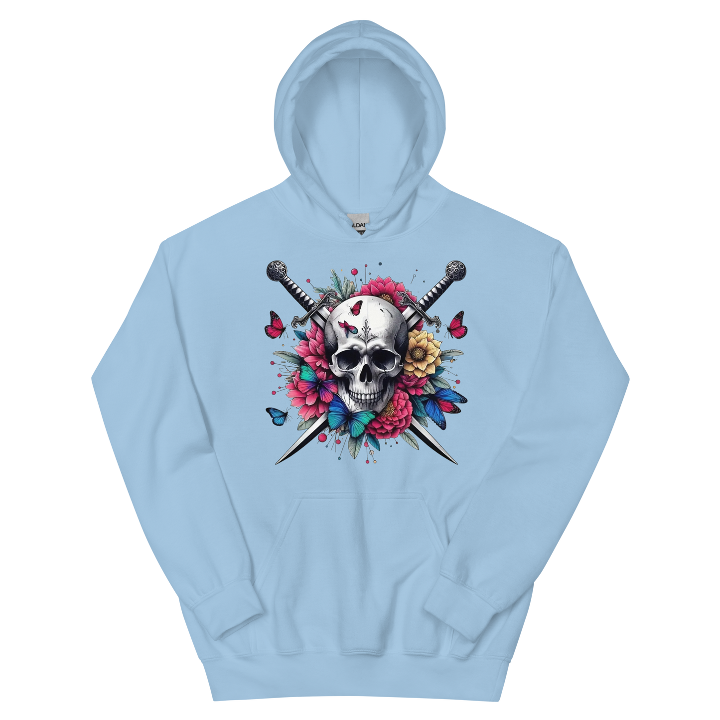 Skull & Swords Men's Hoodie Physical Hoodie Style-Junction Custom Designs & Prints