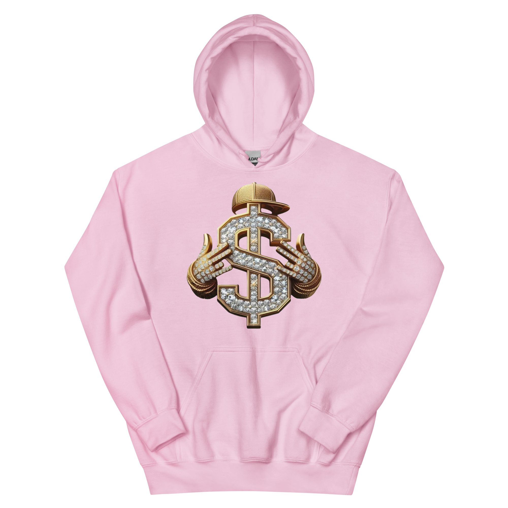 Diamond Dollar Swag Custom Design Unisex Hoodie Physical Hoodie Style-Junction