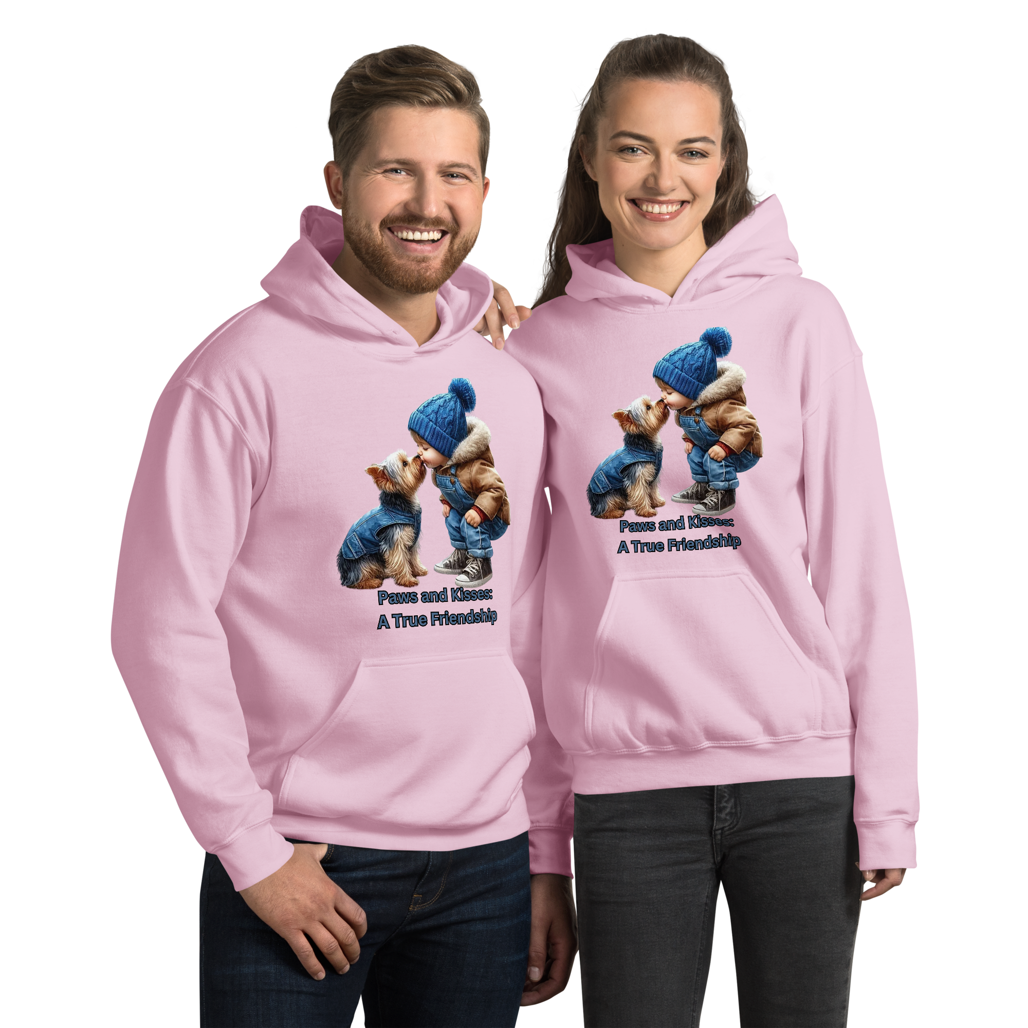 Paws and Kisses Unisex Custom Hoodie Physical Hoodie Style-Junction