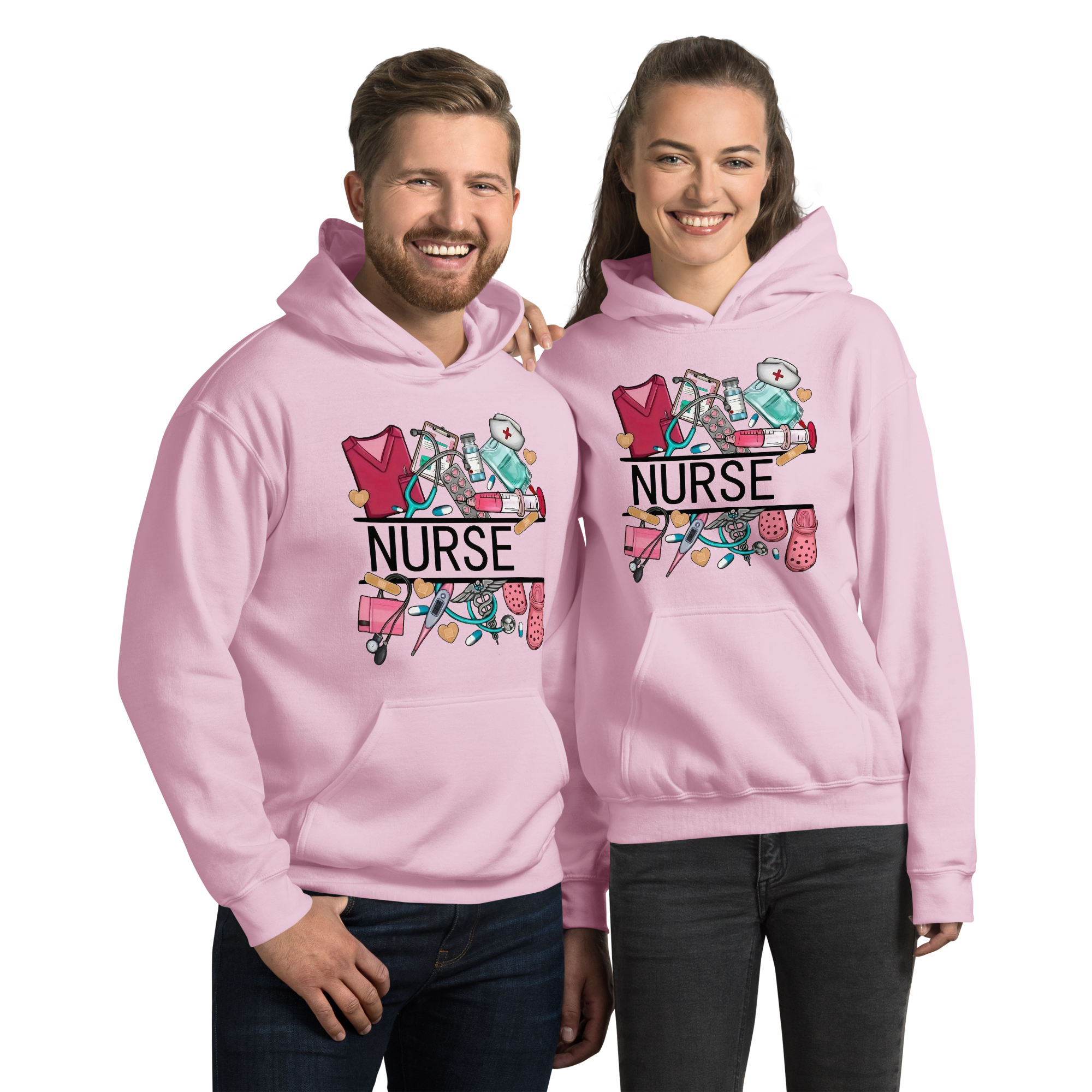 Nurse Unisex Custom Hoodie Physical Hoodie Style-Junction