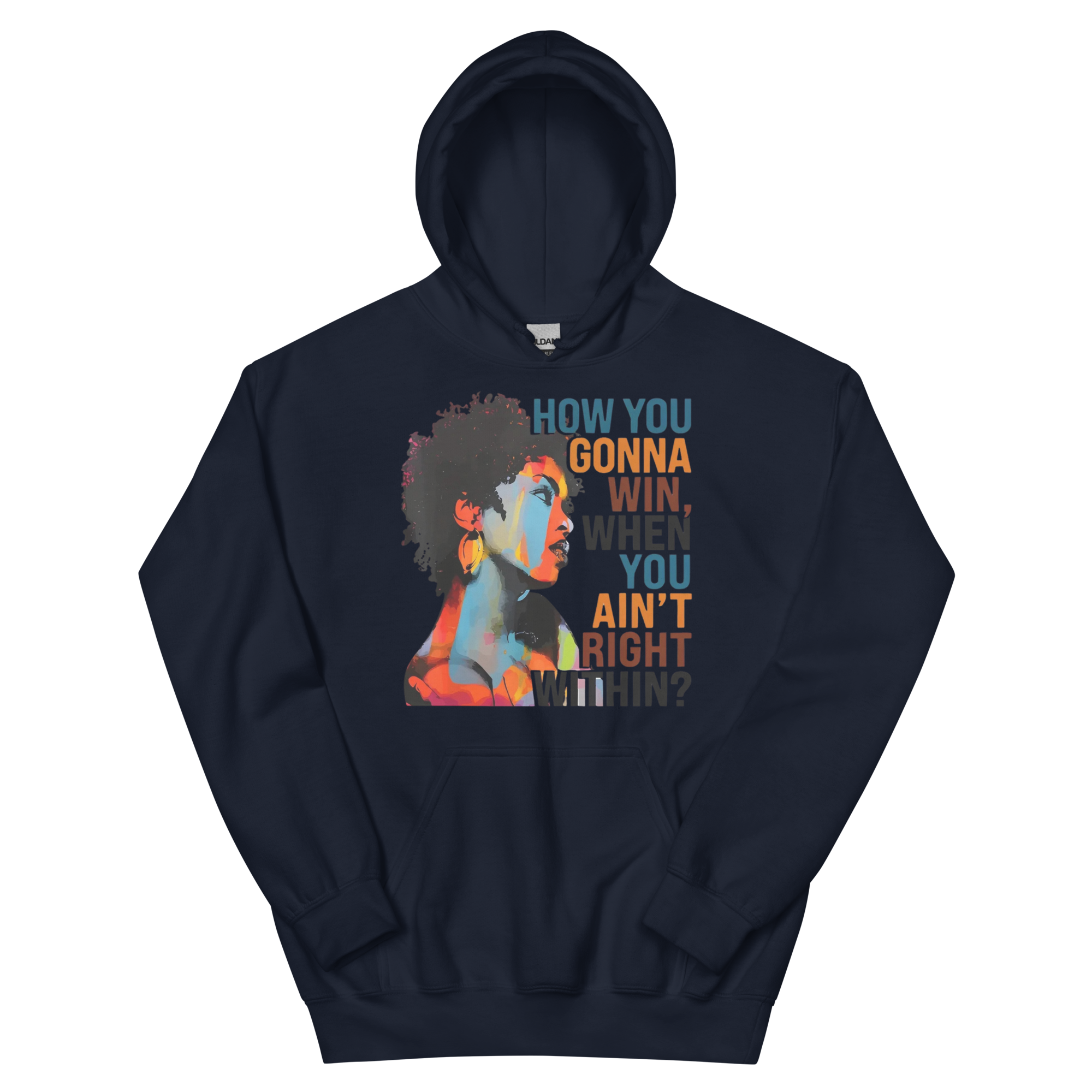 How You Gonna Win Custom Design Womens Hoodie Physical Hoodie Style-Junction Navy S 