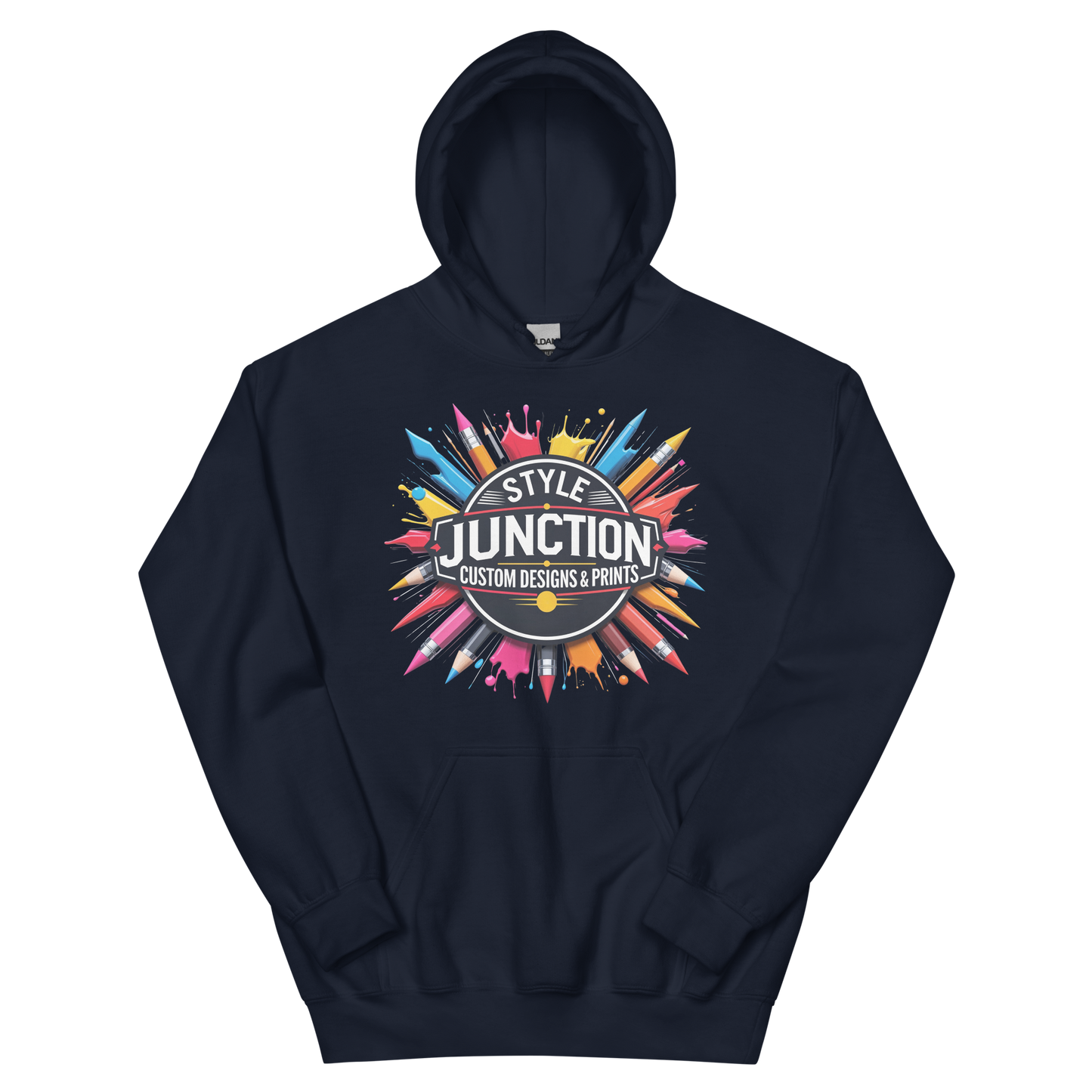 Style Junction Custom Designs & Prints Unisex Hoodie Physical Hoodie Style-Junction Custom Designs & Prints Navy S