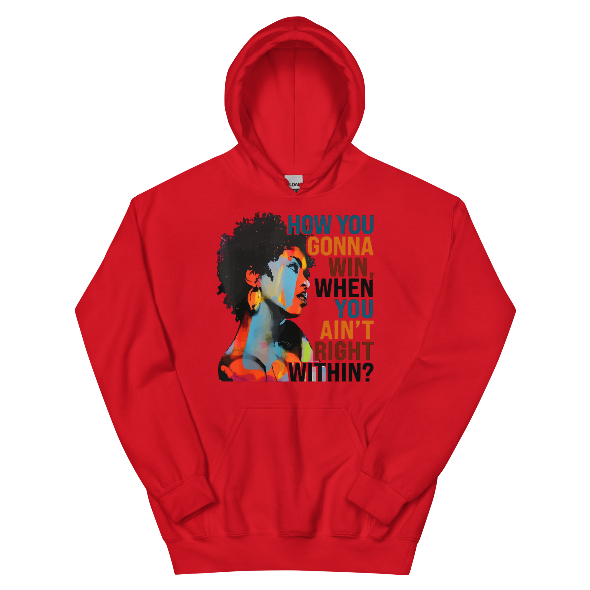 How You Gonna Win Custom Design Womens Hoodie Physical Hoodie Style-Junction Red S 