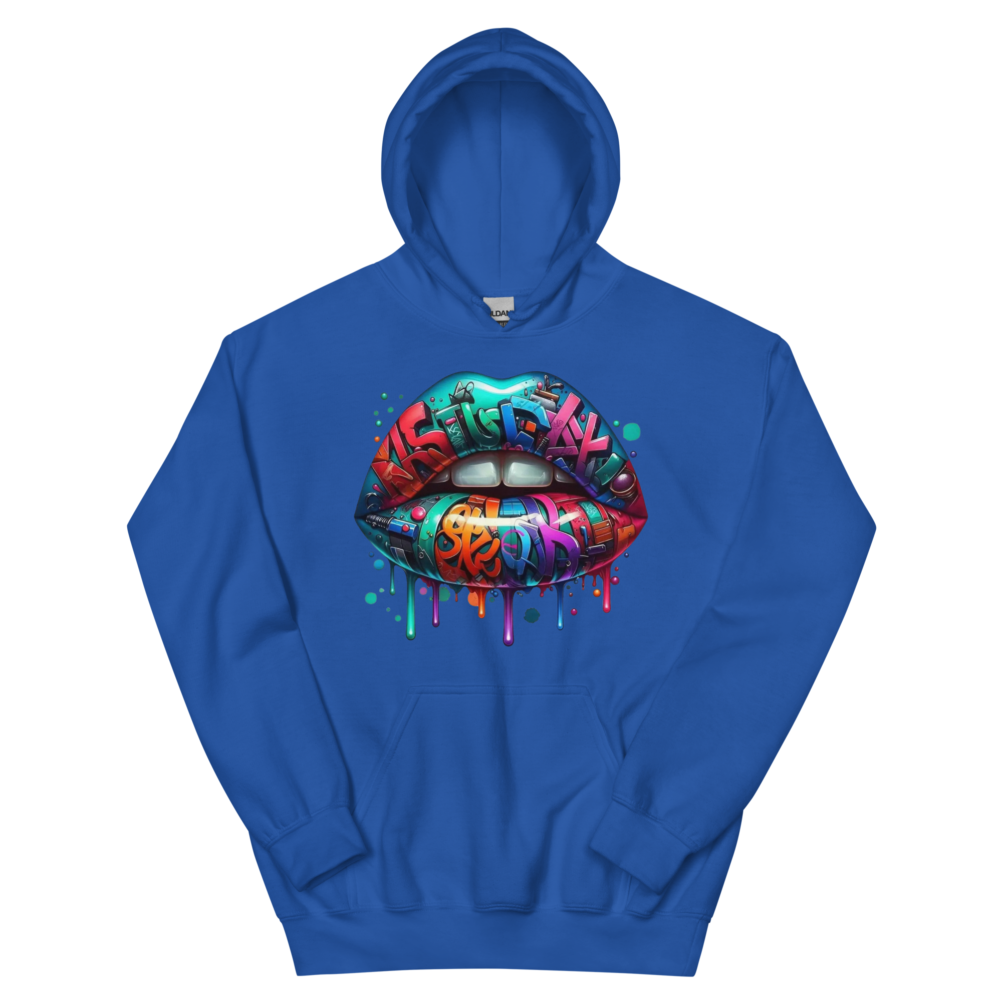 Colorful Graffiti Custom Design Unisex Hoodie Physical Hoodie Style-Junction Royal S 