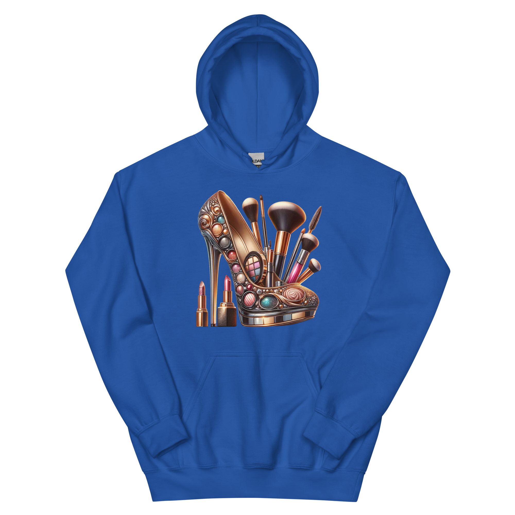 The Makeup Stilleto Custom Design Womens Hoodie Physical Hoodie Style-Junction Royal S 