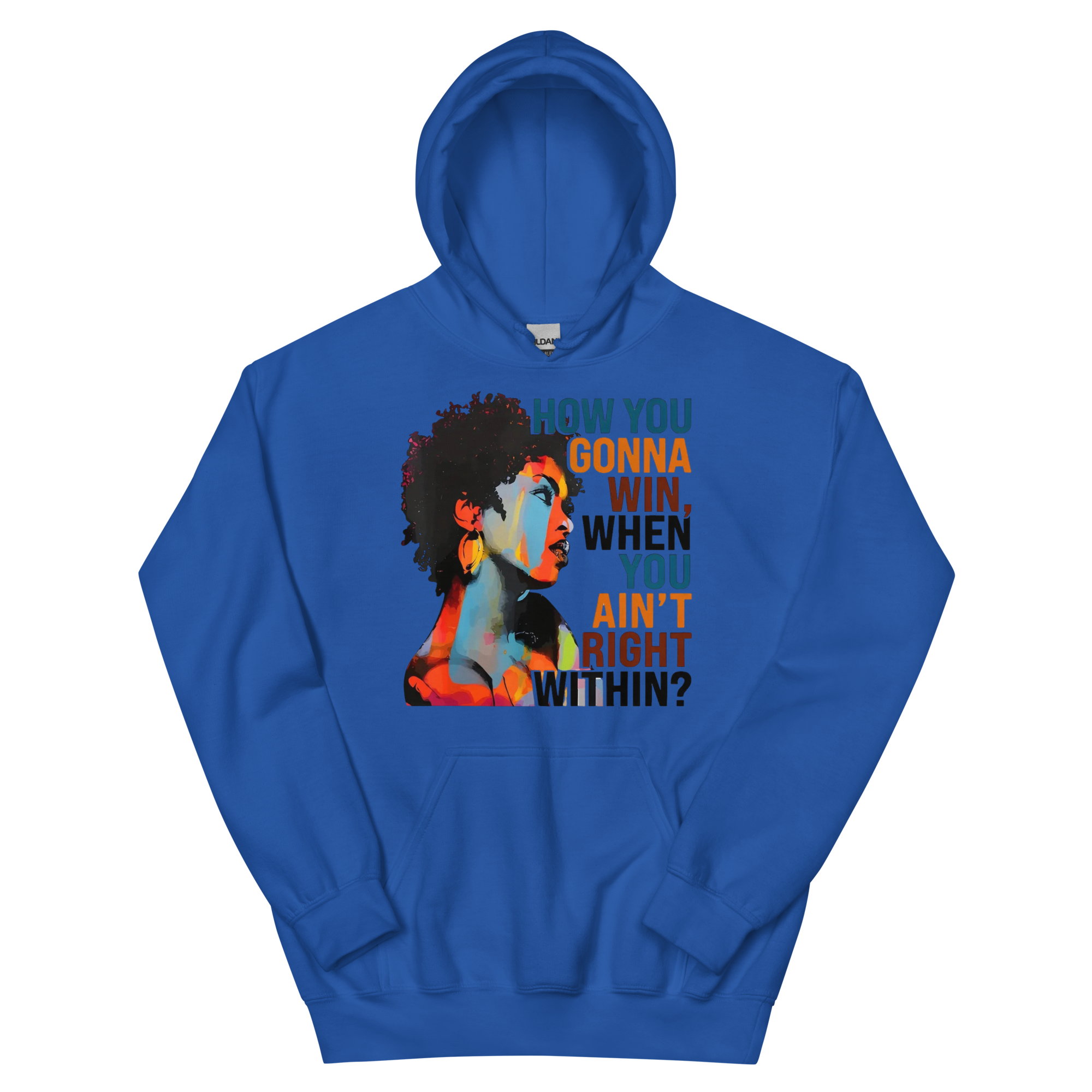 How You Gonna Win Custom Design Womens Hoodie Physical Hoodie Style-Junction Royal S 