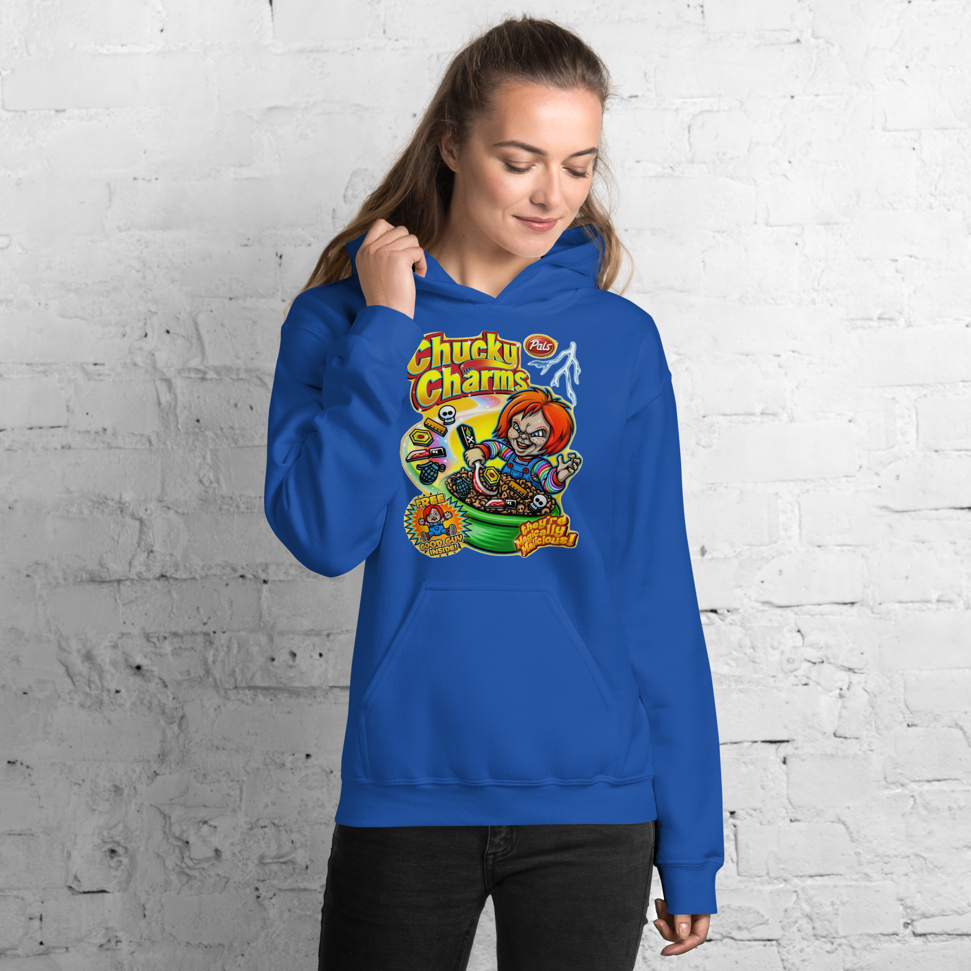 Chucky Charms Unisex Custom Hoodie Physical Hoodie Style-Junction Royal S 