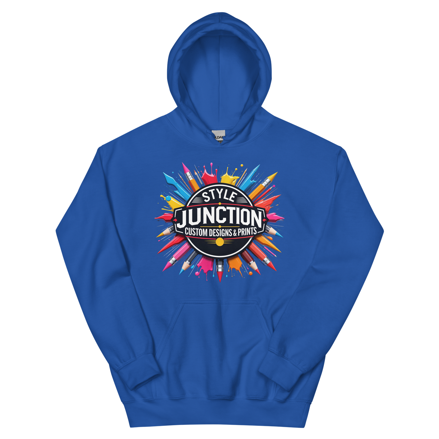 Style Junction Custom Designs & Prints Unisex Hoodie Physical Hoodie Style-Junction Custom Designs & Prints Royal S