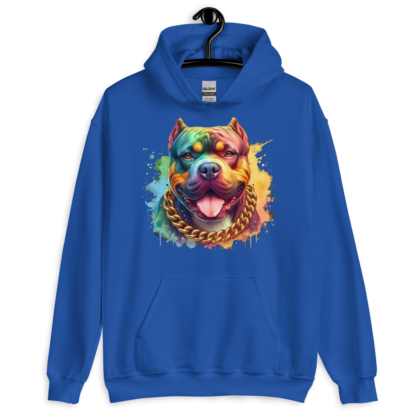 Colorful Bully Unisex Hoodie Physical Hoodie Style-Junction Custom Designs & Prints Royal S