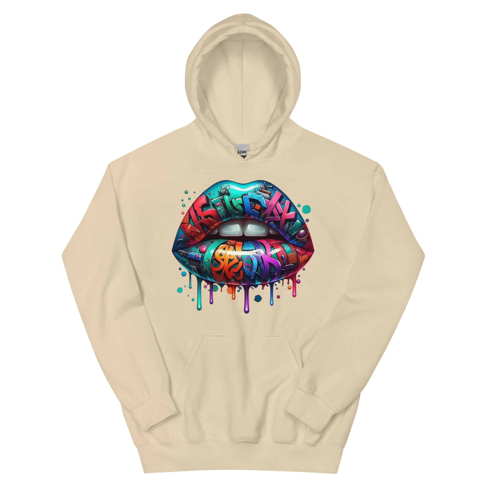 Colorful Graffiti Custom Design Unisex Hoodie Physical Hoodie Style-Junction